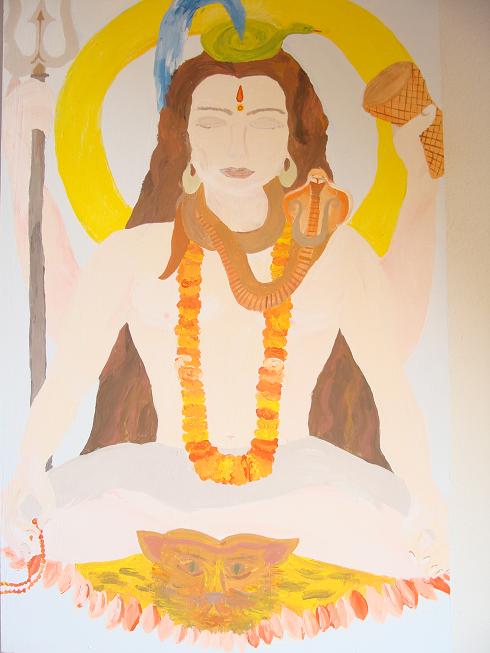 Shiva meditiert